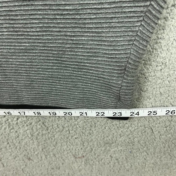 Lane Bryant Size 18/20 Dolman Sleeve Button Front Oversized Cardigan Black Grey - Picture 8 of 8